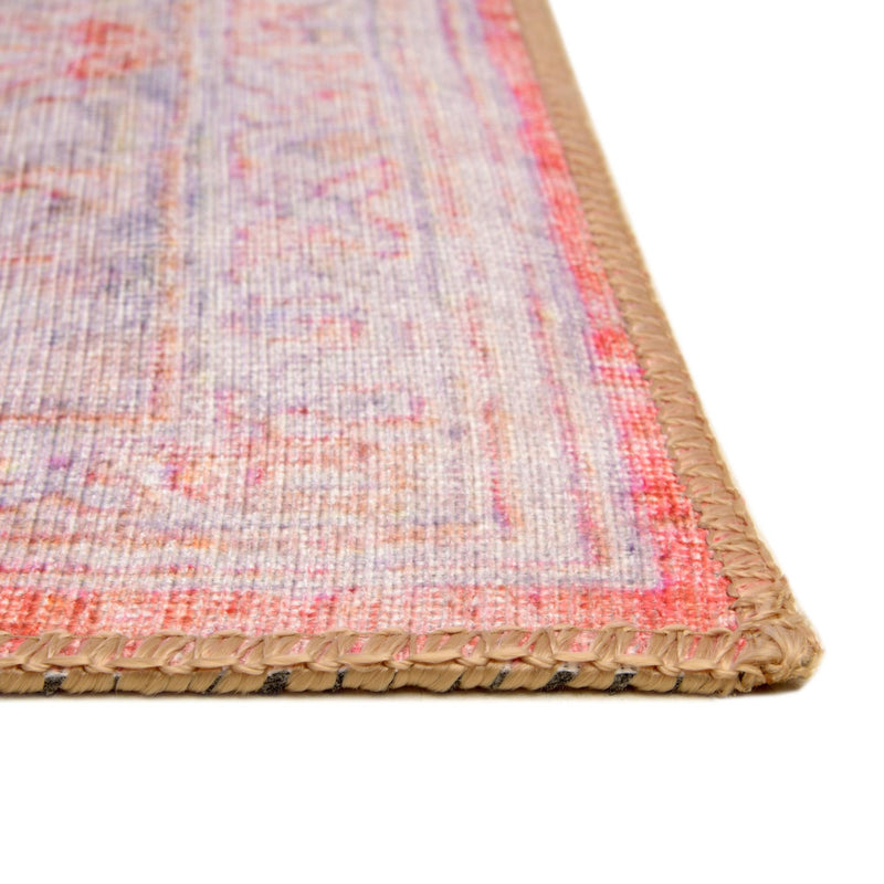 Heritage Elegance Collection Area Rug -  Miramar Rectangle Rust Red  lifestyle 43