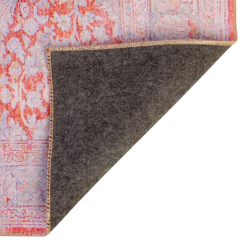 Heritage Elegance Collection Area Rug -  Miramar Rectangle Rust Red  lifestyle 45