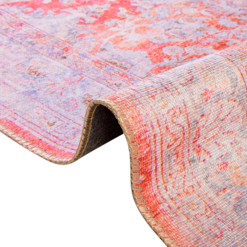 Heritage Elegance Collection Area Rug -  Miramar Rectangle Rust Red  lifestyle 46