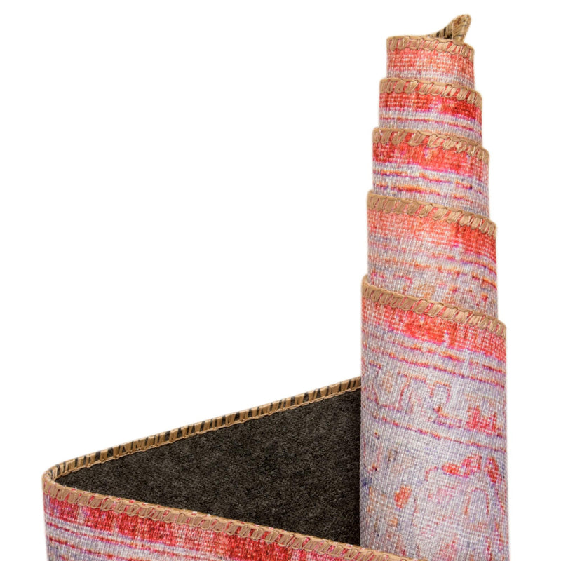 Heritage Elegance Collection Area Rug -  Miramar Rectangle Rust Red  lifestyle 47