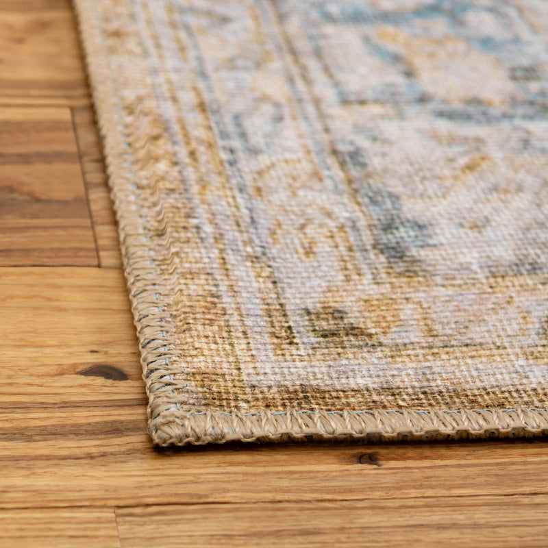 Heritage Elegance Collection Area Rug -  Miramar Rectangle Yellow  lifestyle 23