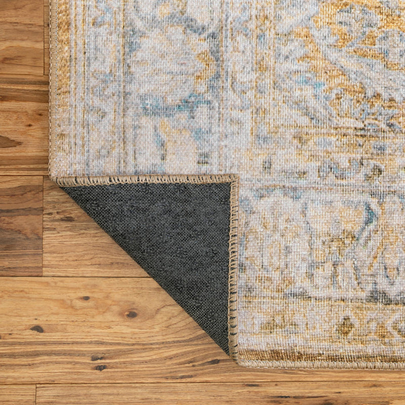 Heritage Elegance Collection Area Rug -  Miramar Rectangle Yellow  lifestyle 31