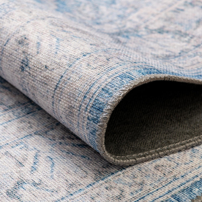 Heritage Elegance Collection Area Rug -  Miramar Rectangle Blue  lifestyle 18
