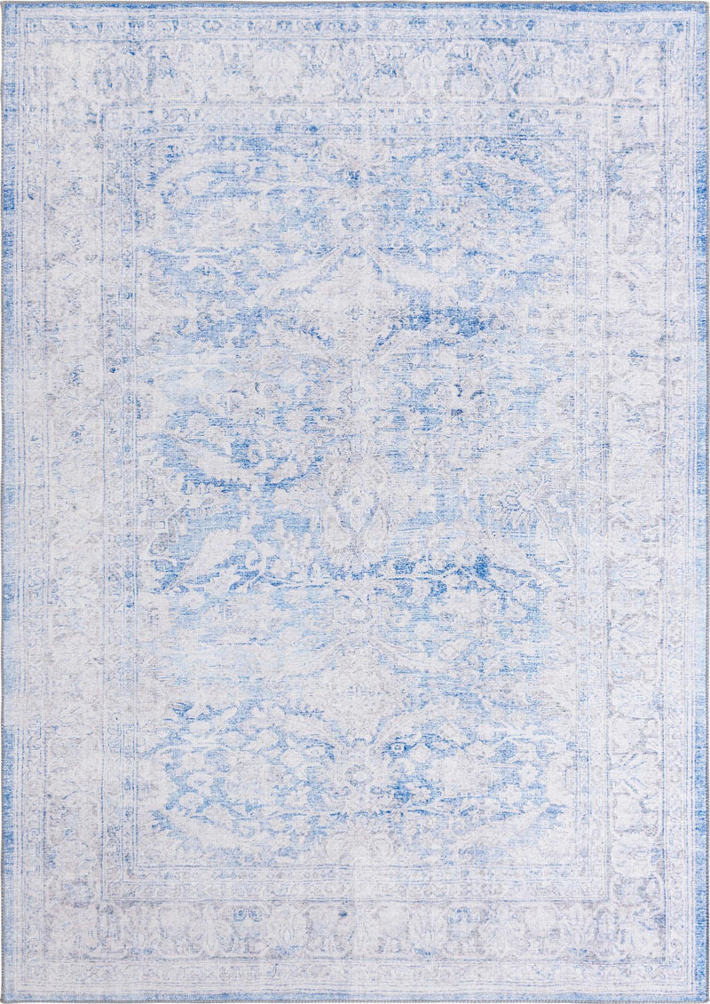 Heritage Elegance Collection Area Rug -  Miramar Rectangle Blue  lifestyle 3