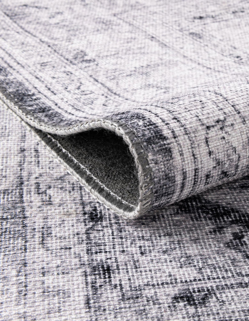 Heritage Elegance Collection Area Rug -  Miramar Rectangle Charcoal  lifestyle 21