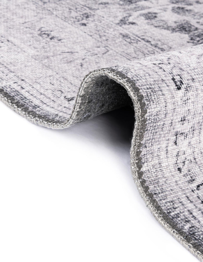 Heritage Elegance Collection Area Rug -  Miramar Rectangle Charcoal  lifestyle 35