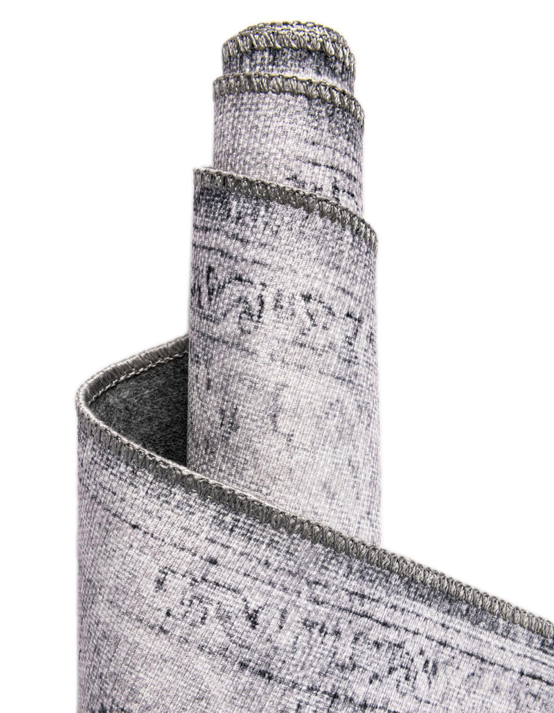 Heritage Elegance Collection Area Rug -  Miramar Rectangle Charcoal  lifestyle 36