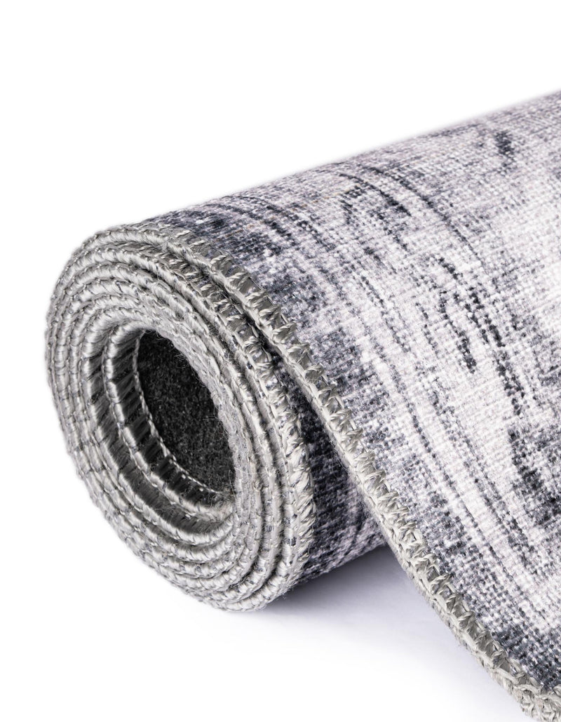 Heritage Elegance Collection Area Rug -  Miramar Rectangle Charcoal  lifestyle 37