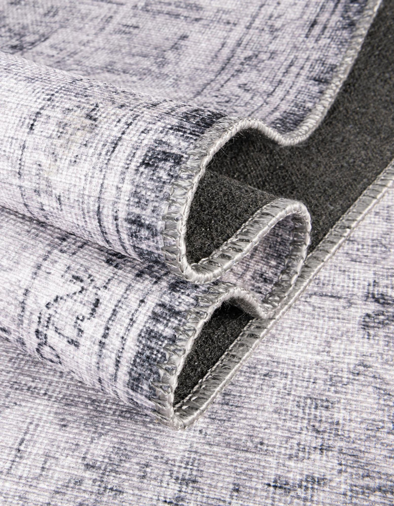 Heritage Elegance Collection Area Rug -  Miramar Rectangle Charcoal  lifestyle 38