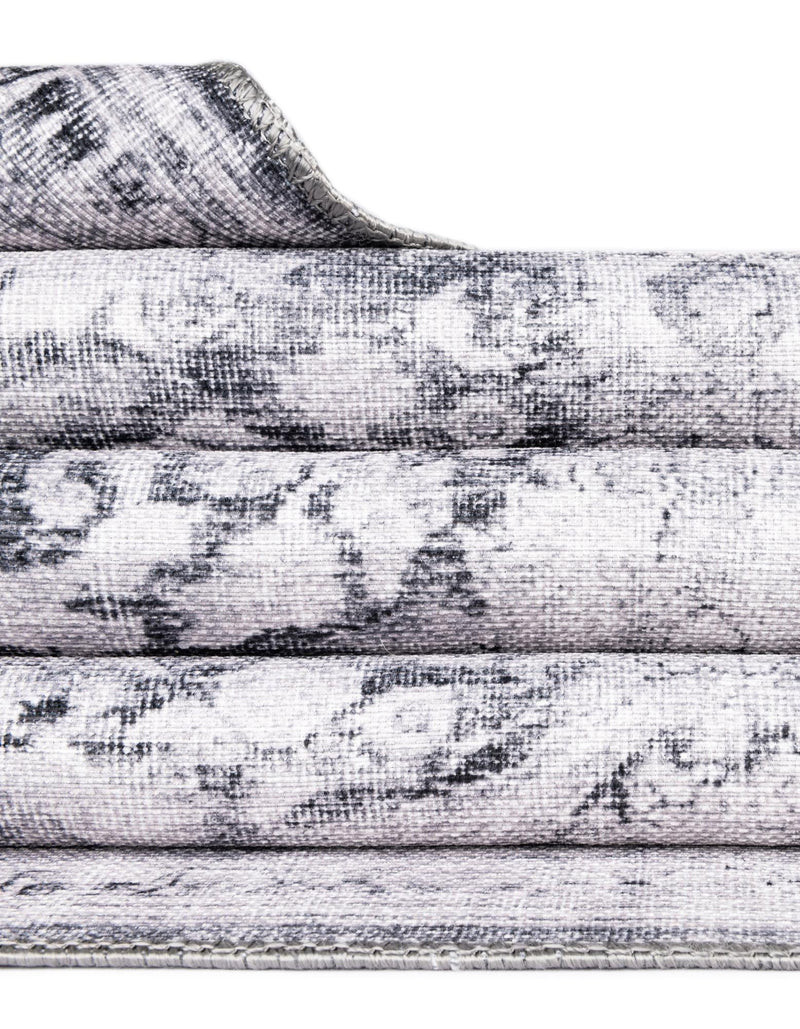 Heritage Elegance Collection Area Rug -  Miramar Rectangle Charcoal  lifestyle 39