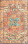 Heritage Elegance Collection Area Rug -  Windsor (Rust Red) Rectangle Rust Red Main