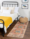Heritage Elegance Collection Area Rug -  Windsor (Rust Red) Runner Rust Red  lifestyle 21