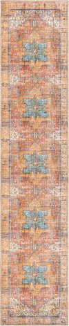 Heritage Elegance Collection Area Rug -  Windsor (Rust Red) Runner Rust Red  lifestyle 16
