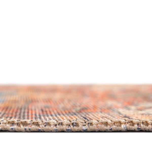Heritage Elegance Collection Area Rug -  Windsor (Rust Red) Round Rust Red  lifestyle 32
