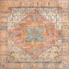 Heritage Elegance Collection Area Rug -  Windsor (Rust Red) Square Rust Red  lifestyle 20