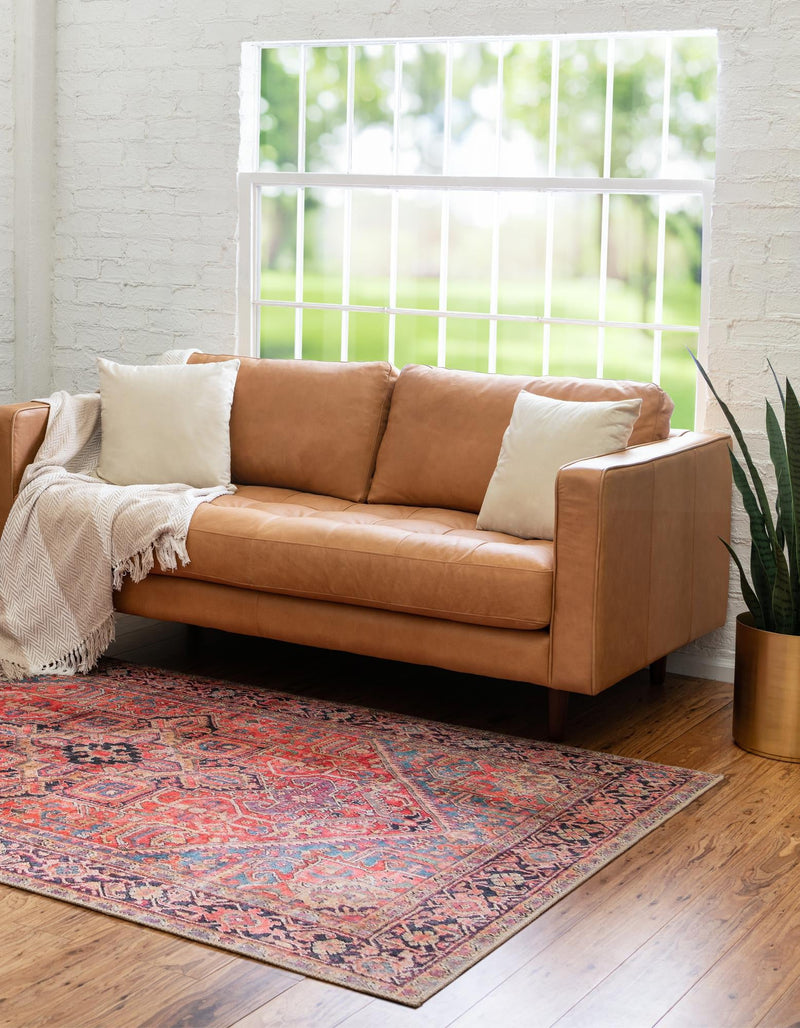 Heritage Elegance Collection Area Rug -  Alhambra Rectangle Red  lifestyle 3