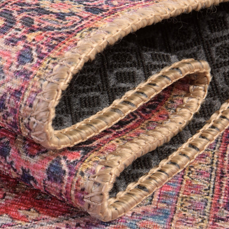 Heritage Elegance Collection Area Rug -  Alhambra Rectangle Red  lifestyle 14