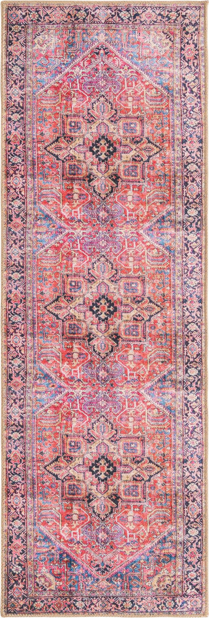 Heritage Elegance Collection Area Rug -  Alhambra Runner Red  lifestyle 46