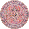 Heritage Elegance Collection Area Rug -  Alhambra Round Red  lifestyle 18