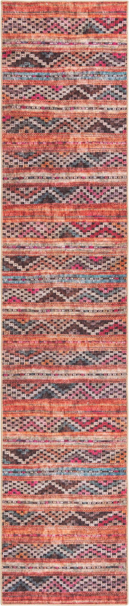 Heritage Elegance Collection Area Rug -  Monticello Runner Multi  lifestyle 9