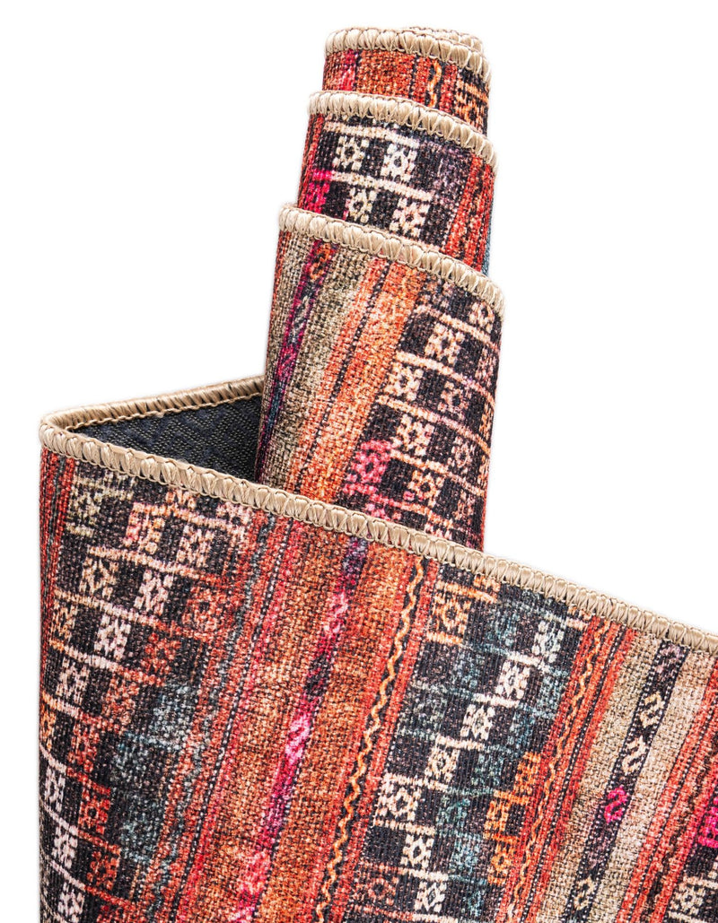 Heritage Elegance Collection Area Rug -  Monticello Octagon Multi  lifestyle 27