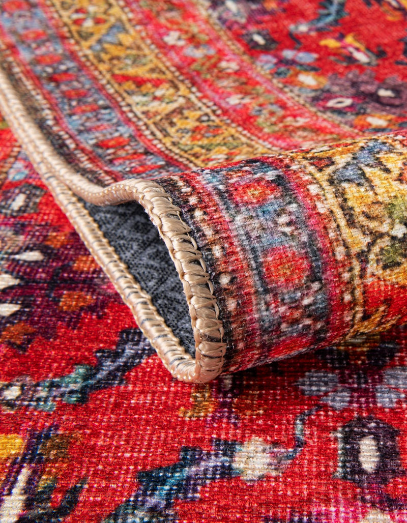 Heritage Elegance Collection Area Rug -  Fontainebleau Rectangle Red  lifestyle 5