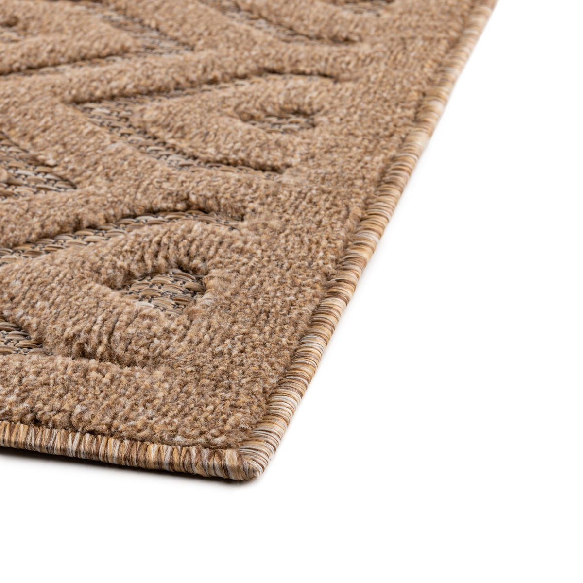 Garden Lattice Charm Collection Area Rug - Arbor (Beige) Rectangle Beige  lifestyle 14