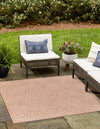 Garden Lattice Charm Collection Area Rug - Arbor (Beige) Square Beige  lifestyle 20