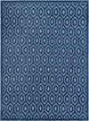 Garden Lattice Charm Collection Area Rug - Arbor (Navy Blue) Rectangle Navy Blue  lifestyle 2