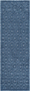Garden Lattice Charm Collection Area Rug - Arbor (Navy Blue) Runner Navy Blue  lifestyle 24