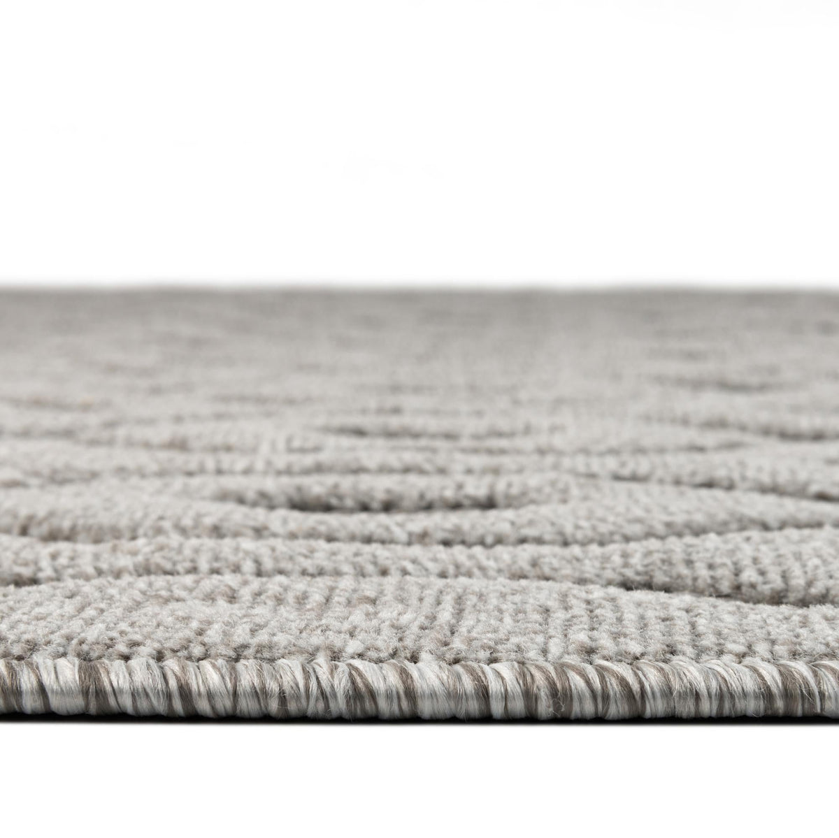 Garden Lattice Charm Collection Area Rug - Arbor (Grey) Rectangle Grey  lifestyle 12