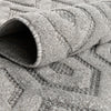 Garden Lattice Charm Collection Area Rug - Arbor (Grey) Rectangle Grey  lifestyle 13