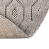 Garden Lattice Charm Collection Area Rug - Arbor (Grey) Round Grey  lifestyle 47