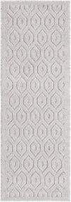 Garden Lattice Charm Collection Area Rug - Arbor (Grey) Runner Gray  lifestyle 36