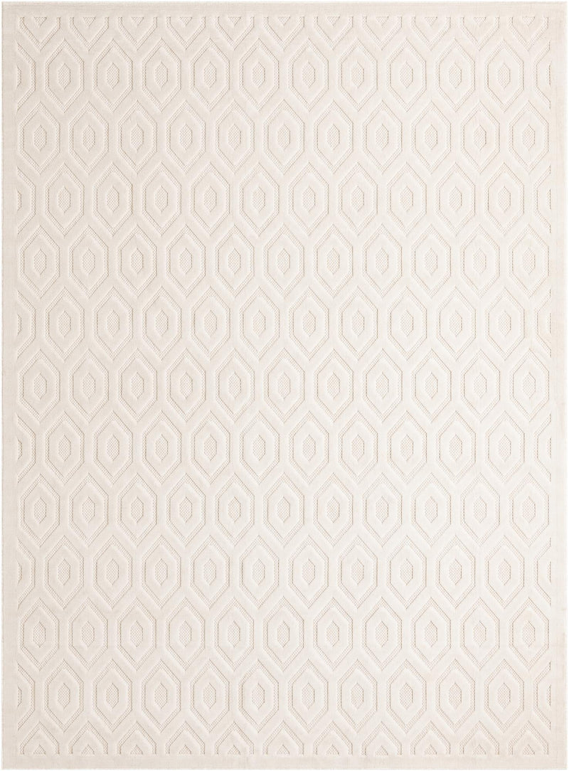 Garden Lattice Charm Collection Area Rug - Arbor (Ivory) Rectangle Ivory Main