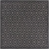 Garden Lattice Charm Collection Area Rug - Arbor (Charcoal) Square Charcoal  lifestyle 17