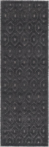 Garden Lattice Charm Collection Area Rug - Arbor (Charcoal) Runner Charcoal  lifestyle 19