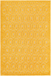 Garden Lattice Charm Collection Area Rug - Arbor (Yellow) Rectangle Yellow  lifestyle 2