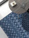 Garden Lattice Charm Collection Area Rug -  Pergola (Navy Blue) Rectangle Navy Blue  lifestyle 13
