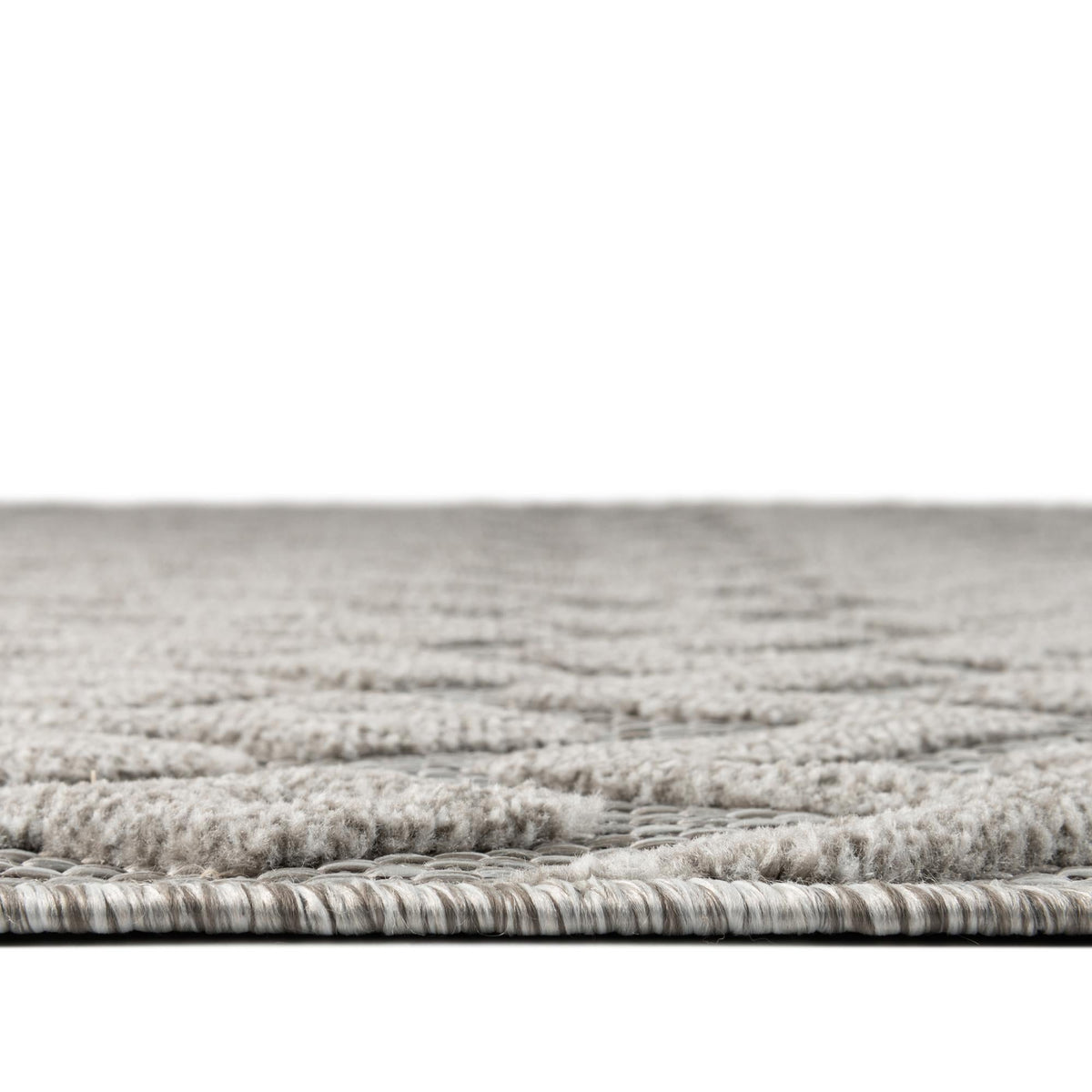 Garden Lattice Charm Collection Area Rug -  Pergola (Grey) Rectangle Grey  lifestyle 12