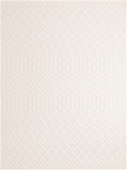 Garden Lattice Charm Collection Area Rug -  Pergola (Ivory) Rectangle Ivory Main