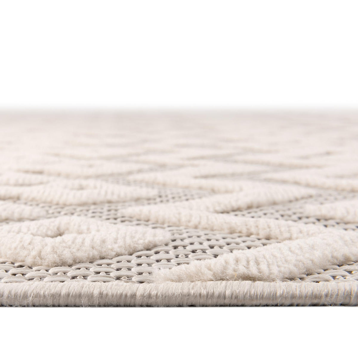Garden Lattice Charm Collection Area Rug -  Pergola (Ivory) Rectangle Ivory  lifestyle 12