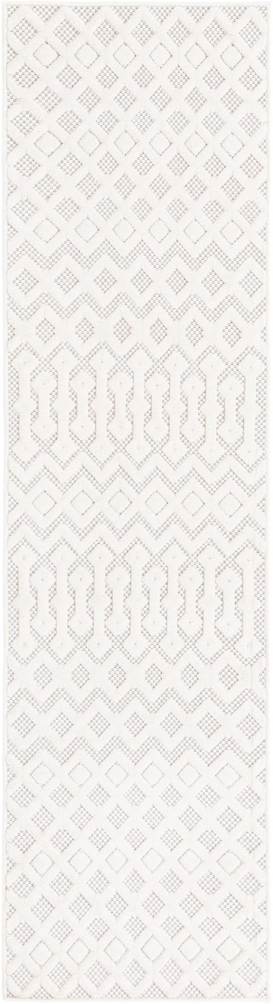 Garden Lattice Charm Collection Area Rug -  Pergola (Ivory) Runner Ivory  lifestyle 19