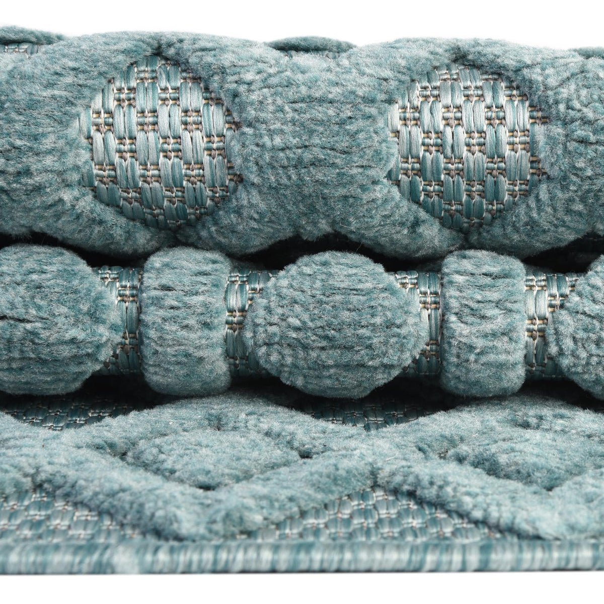 Garden Lattice Charm Collection Area Rug -  Pergola (Aqua) Rectangle Aqua  lifestyle 21