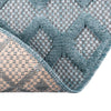 Garden Lattice Charm Collection Area Rug -  Pergola (Aqua) Round Aqua  lifestyle 52