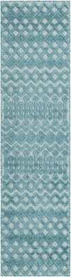 Garden Lattice Charm Collection Area Rug -  Pergola (Aqua) Runner Aqua  lifestyle 24