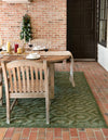 Garden Lattice Charm Collection Area Rug -  Pergola (Green) Rectangle Green  lifestyle 4