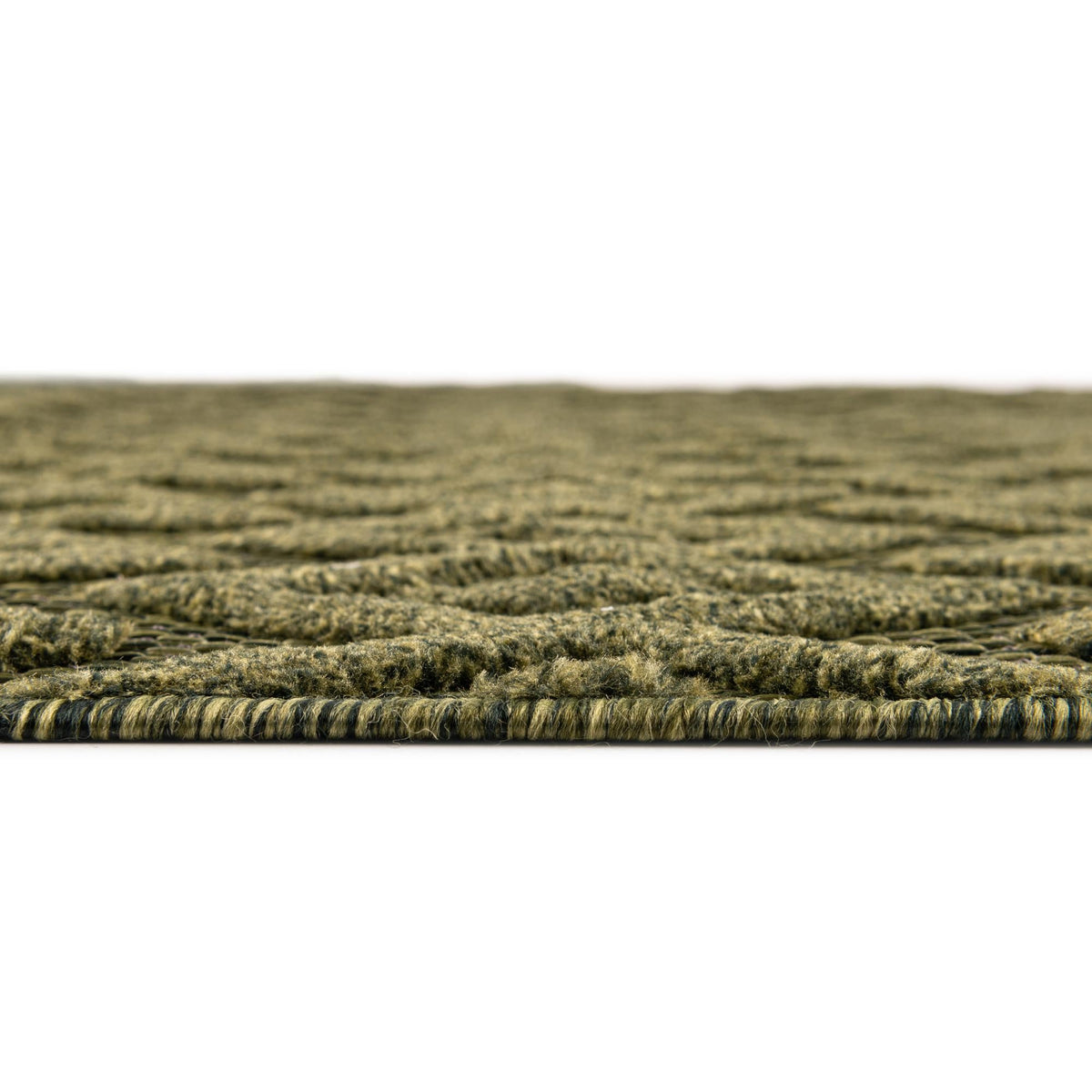 Garden Lattice Charm Collection Area Rug -  Pergola (Green) Rectangle Green  lifestyle 12