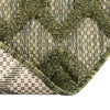 Garden Lattice Charm Collection Area Rug -  Pergola (Green) Round Green  lifestyle 48