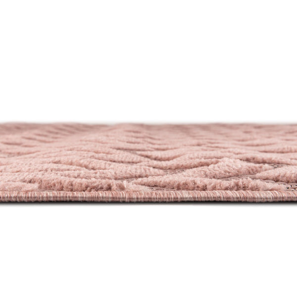 Garden Lattice Charm Collection Area Rug -  Pergola (Pink) Rectangle Pink  lifestyle 12
